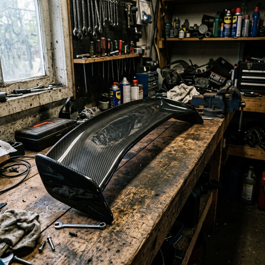 Carbon Fiber Rear Spoiler